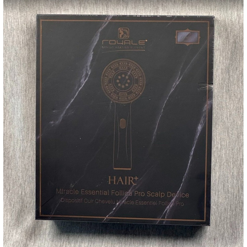 Royale Hair Miracle Follica Pro Scalp Device + Magic Oil Hair‎ Serum Bundle New